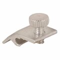 Pg Perfect Prime-Line Products PL7951 Storm Door Panel Clips w/Screws - Aluminum - 0.75 x 0.18 in., 6PK PG3288130